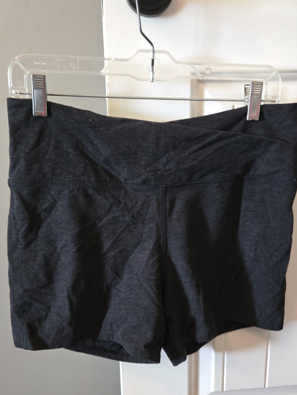 Athletic Works Women's Dark Charcoal Stretch Athletic Shorts
